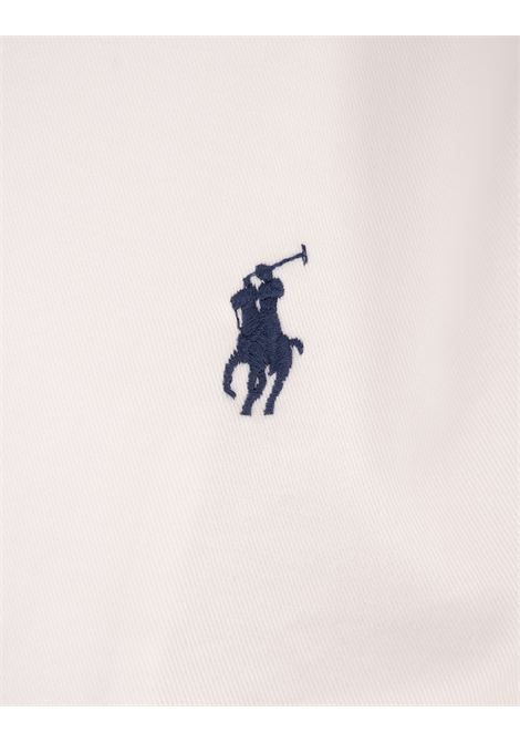 Giacca Leggera In Canvas Bianca Con Pony RALPH LAUREN | 211-934952006